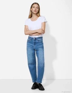 Jeans - Balloon Fit - blau