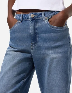 Jeans - Balloon Fit - blau