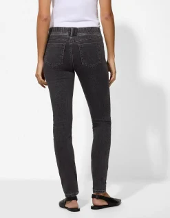 Jeans - einfarbig - grau