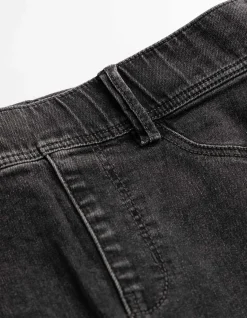 Jeans - einfarbig - grau