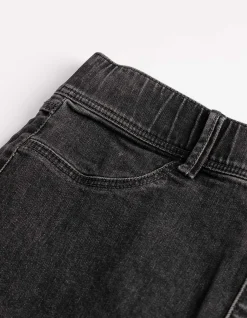Jeans - einfarbig - grau