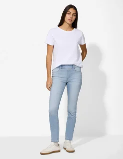 Jeans - einfarbig - hellblau