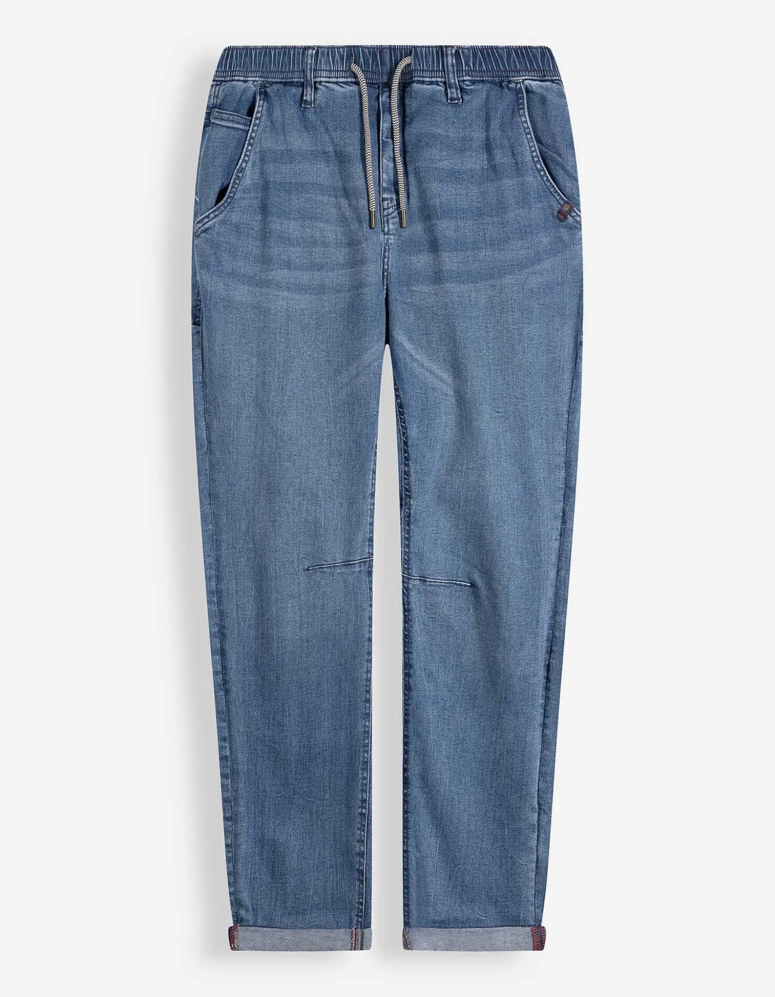 Jeans - Elastischer Bund - blau
