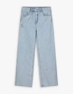 Jeans - Kettedetail - hellblau