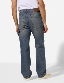 Jeans - Loose Fit - dunkelblau