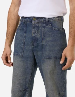Jeans - Loose Fit - dunkelblau