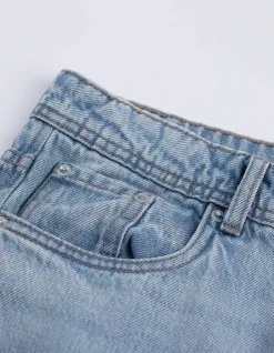 Jeans - Loose Fit - hellblau