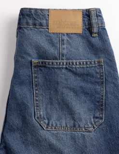 Jeans - mid blue denim - blau