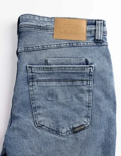 Jeans - Modern Straight Fit - blau