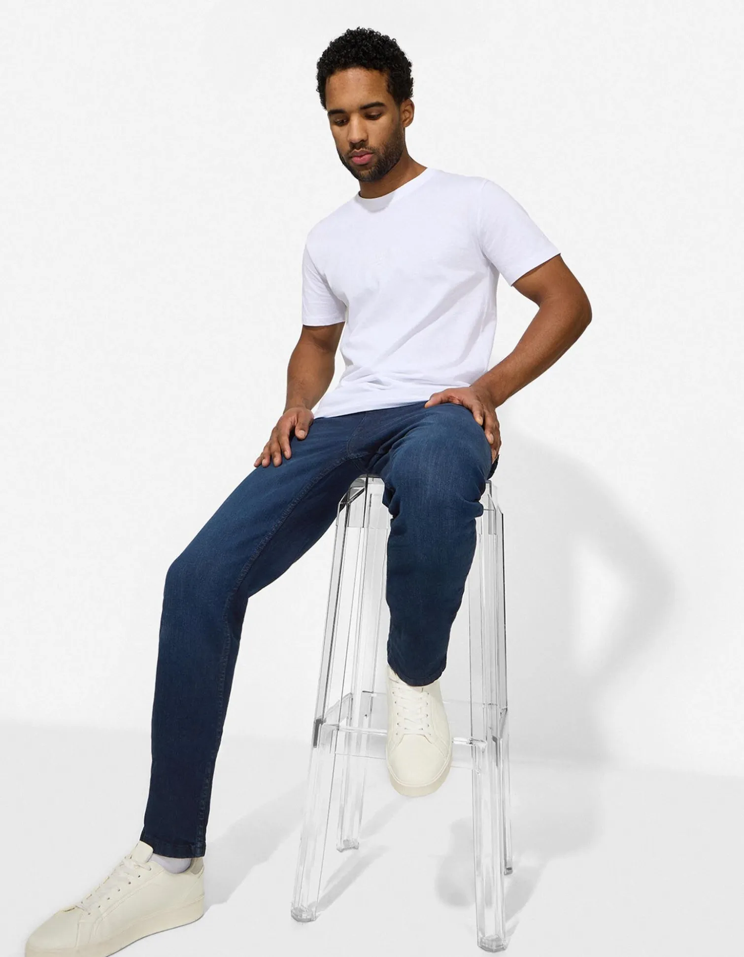 Jeans - Modern Straight Fit - dunkelblau