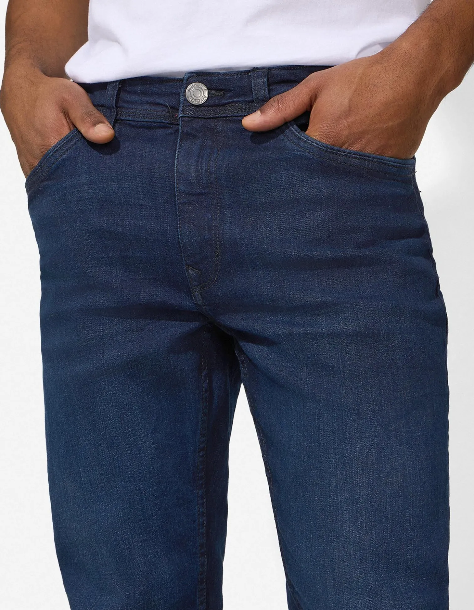 Jeans - Modern Straight Fit - dunkelblau