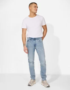 Jeans - Modern Straight Fit - hellblau