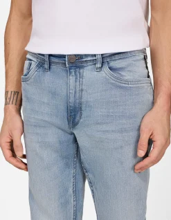Jeans - Modern Straight Fit - hellblau