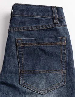 Jeans - Regulierbarer Saum - dunkelblau
