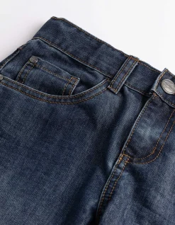 Jeans - Regulierbarer Saum - dunkelblau