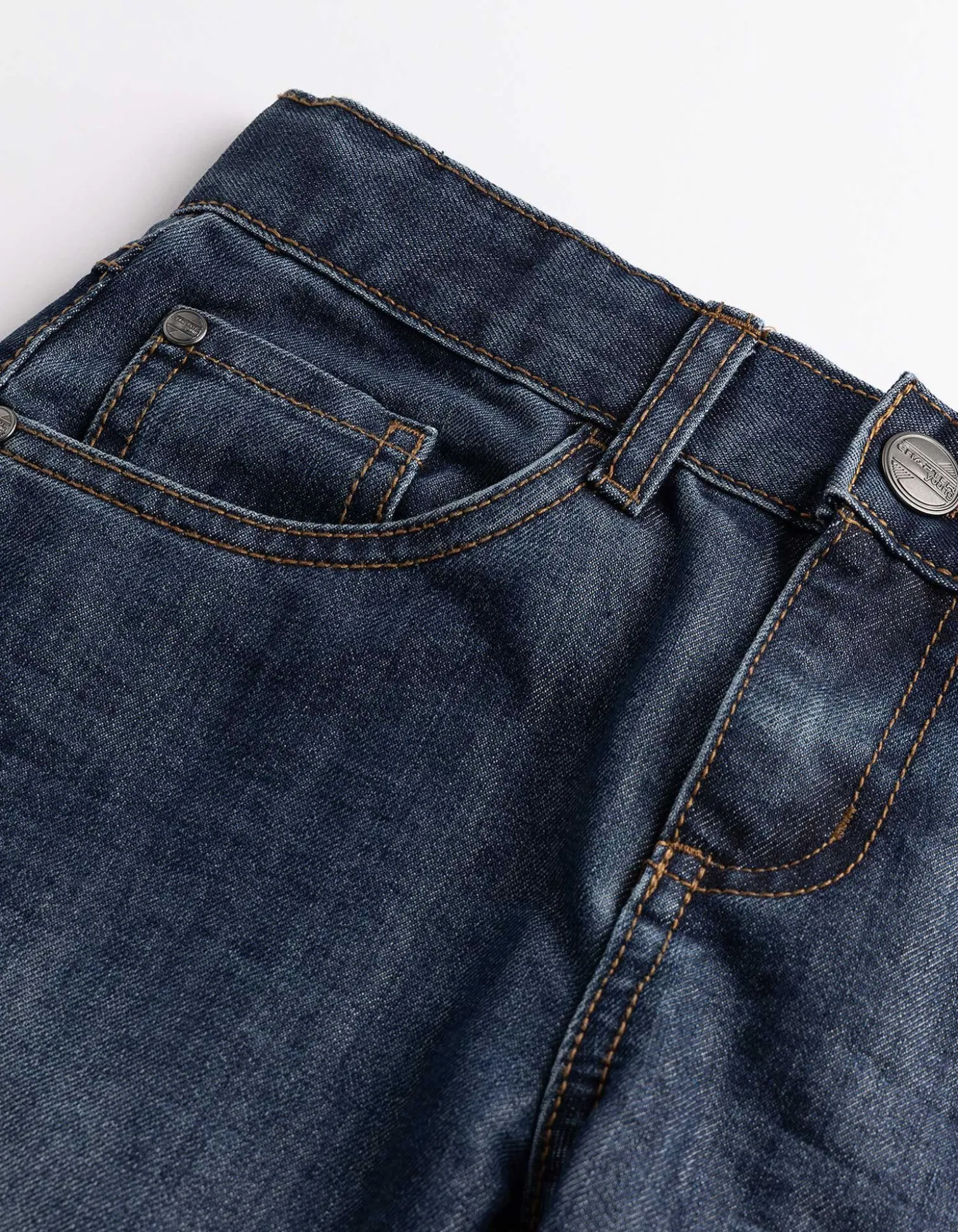 Jeans - Regulierbarer Saum - dunkelblau
