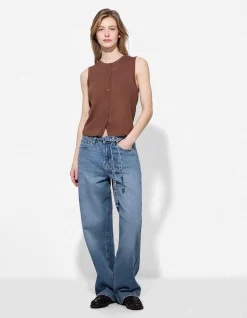Jeans - Straight Fit - blau