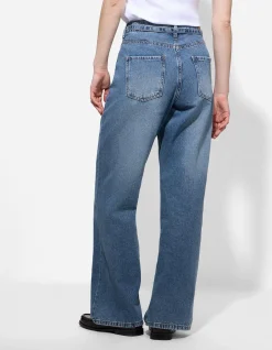 Jeans - Straight Fit - blau