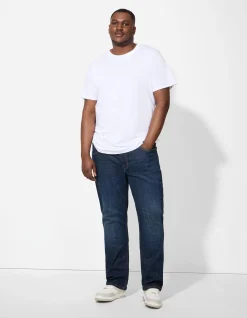 Jeans - Straight Fit - dunkelblau