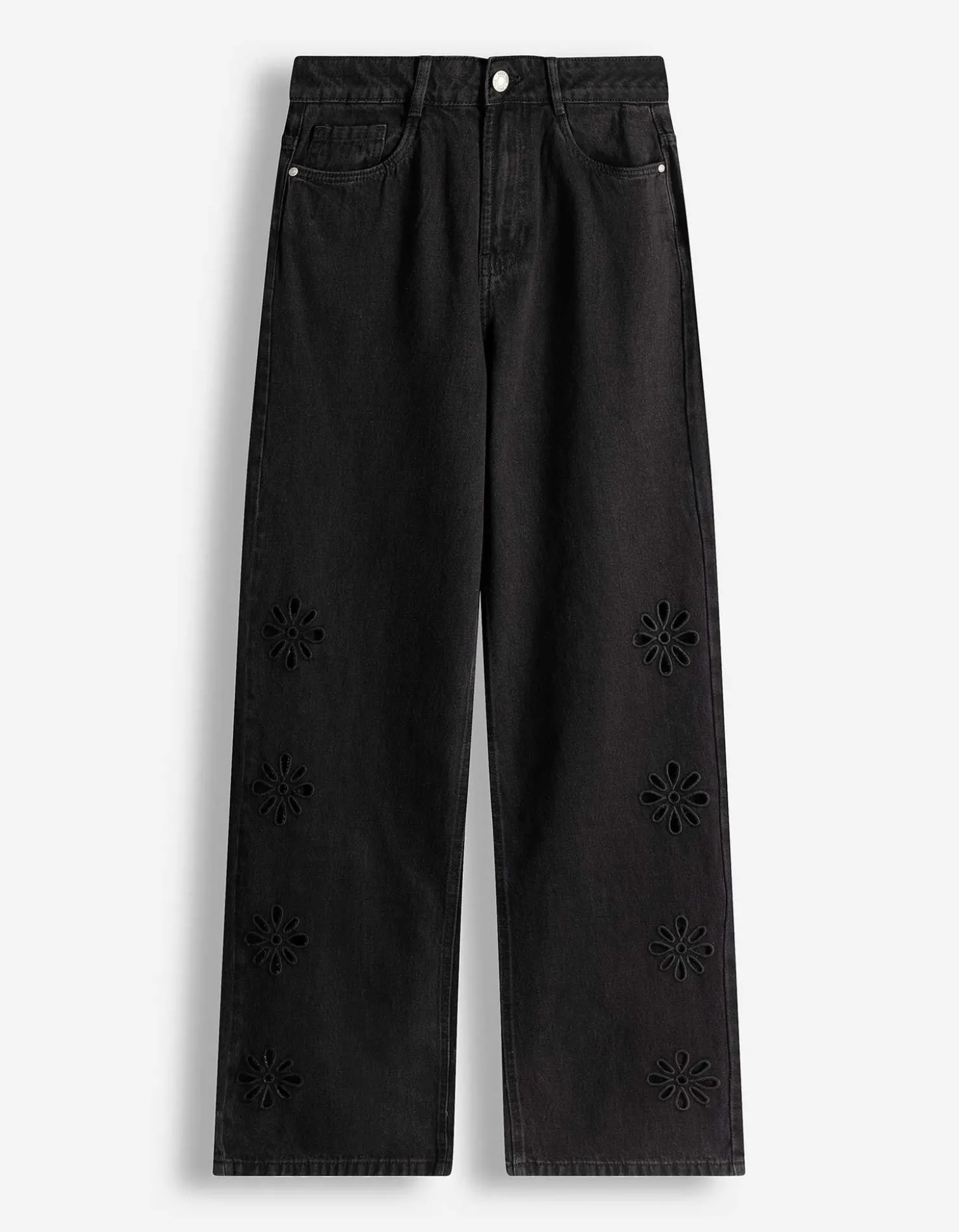 Jeans - Straight Fit - schwarz