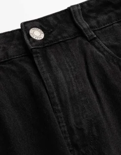 Jeans - Straight Fit - schwarz