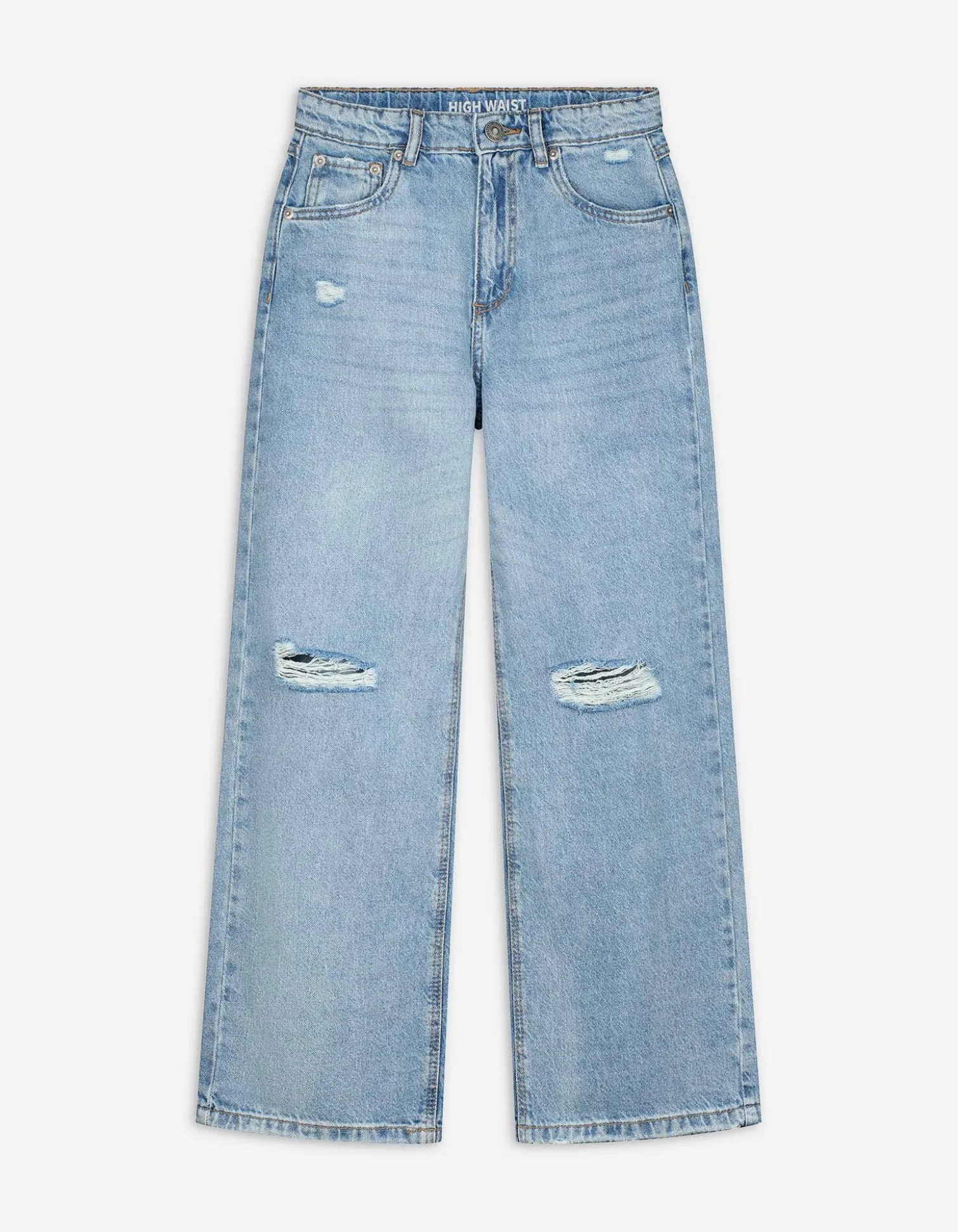 Jeans - Used-Look - blau