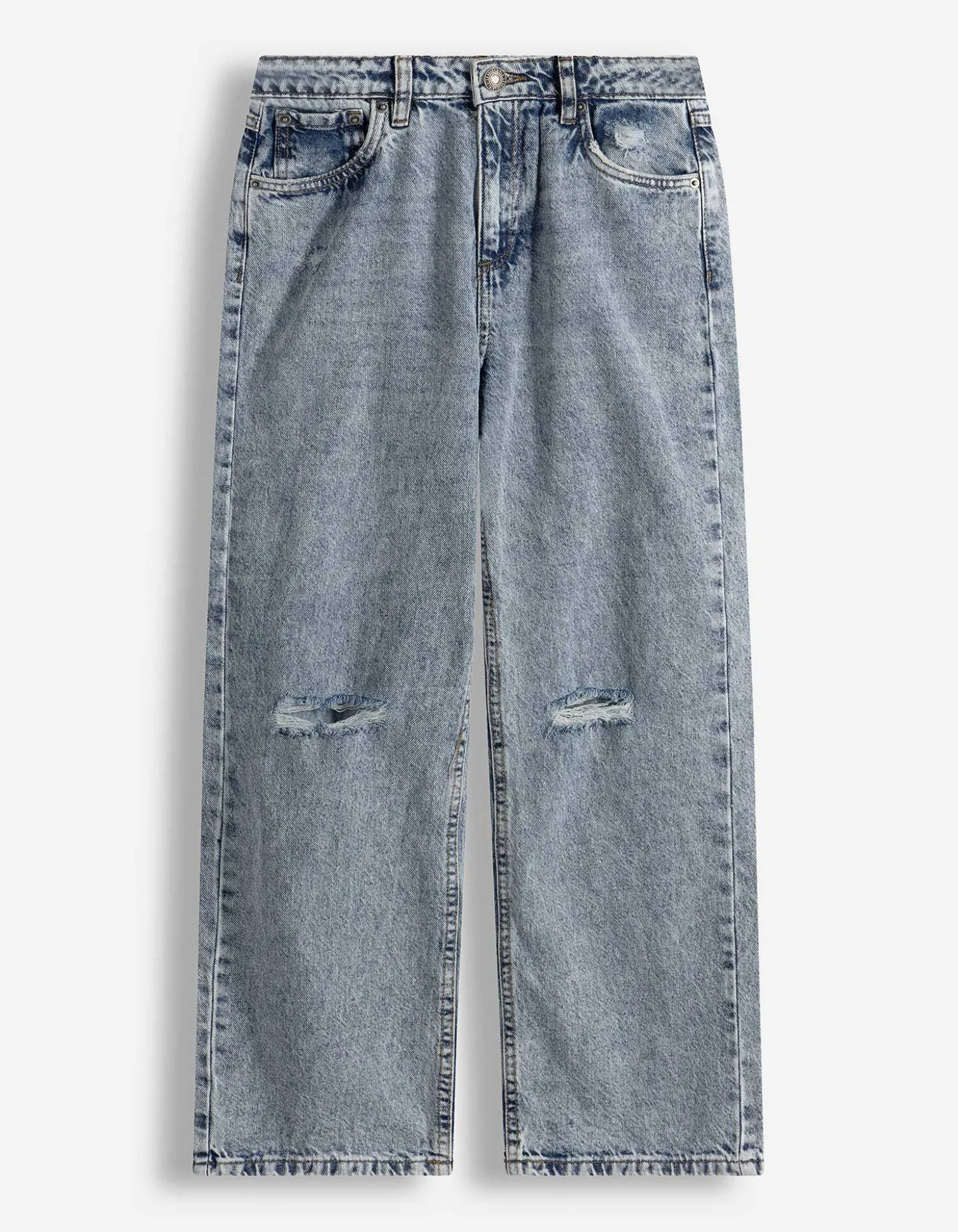Jeans - Used-Look - blau
