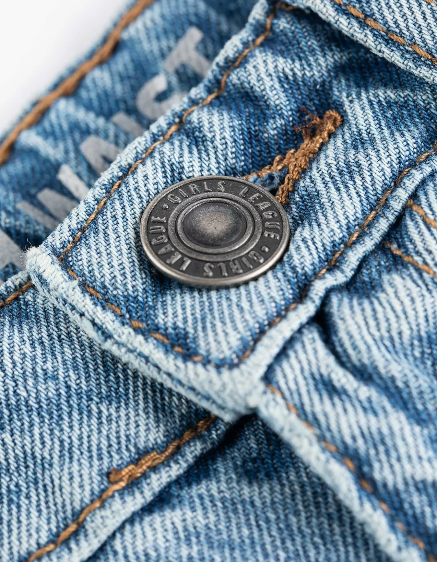 Jeans - Used-Look - blau