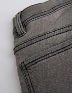 Jeans - Used-Look - dunkelgrau