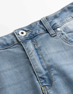 Jeans - Wascheffekte - hellblau