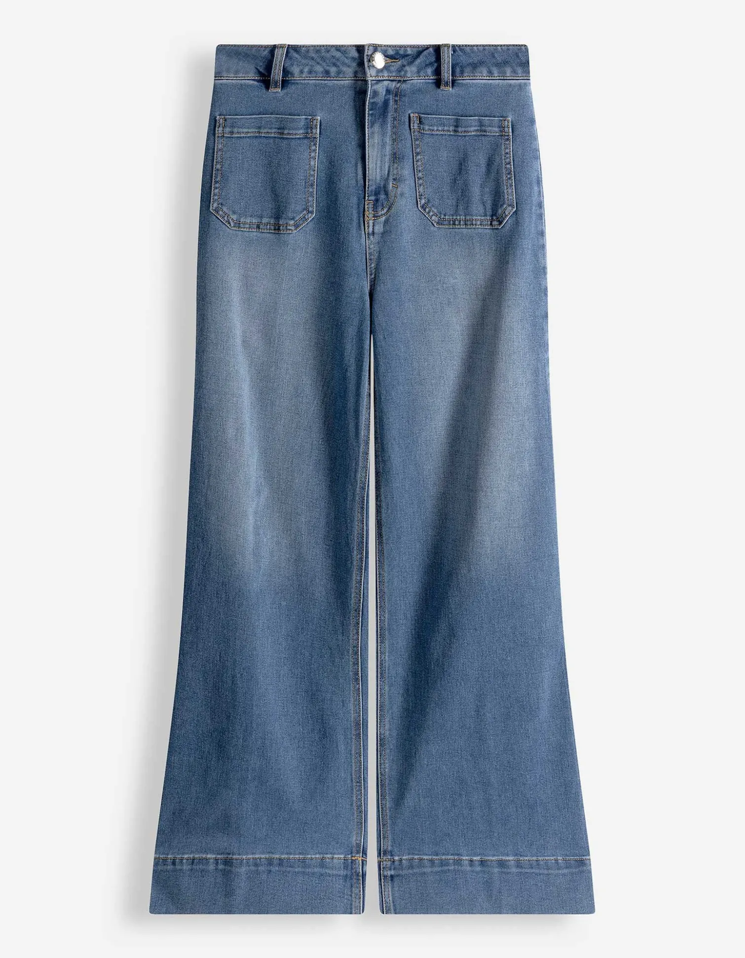 Jeans - Wide Fit - blau