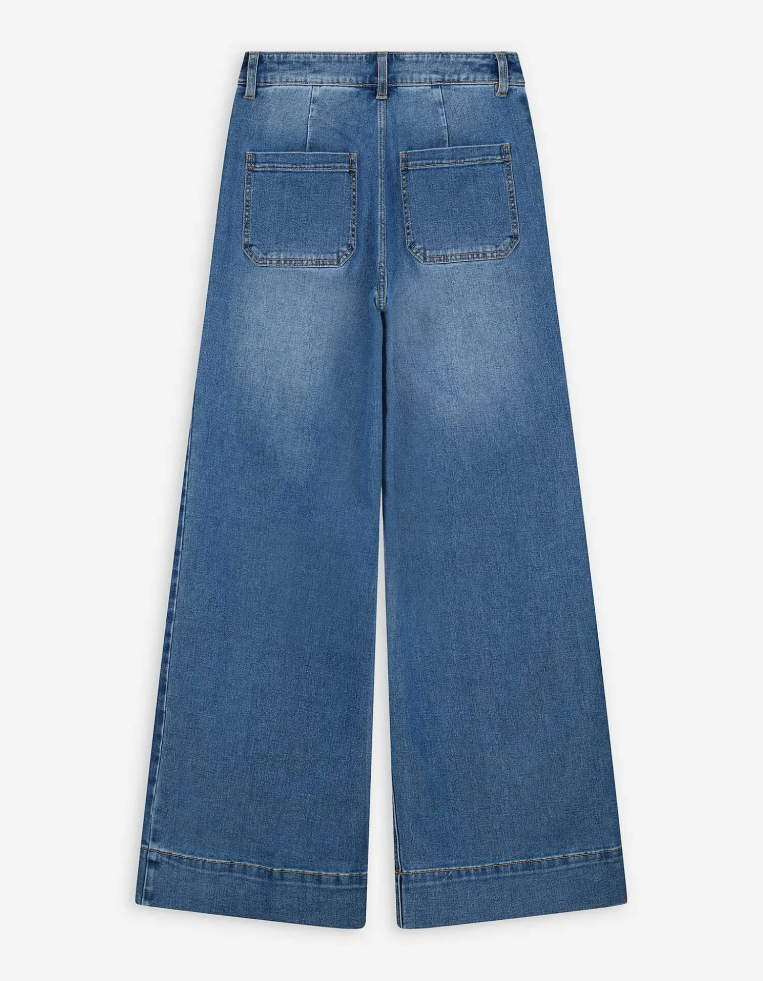 Jeans - Wide Fit - blau