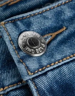 Jeans - Wide Fit - blau