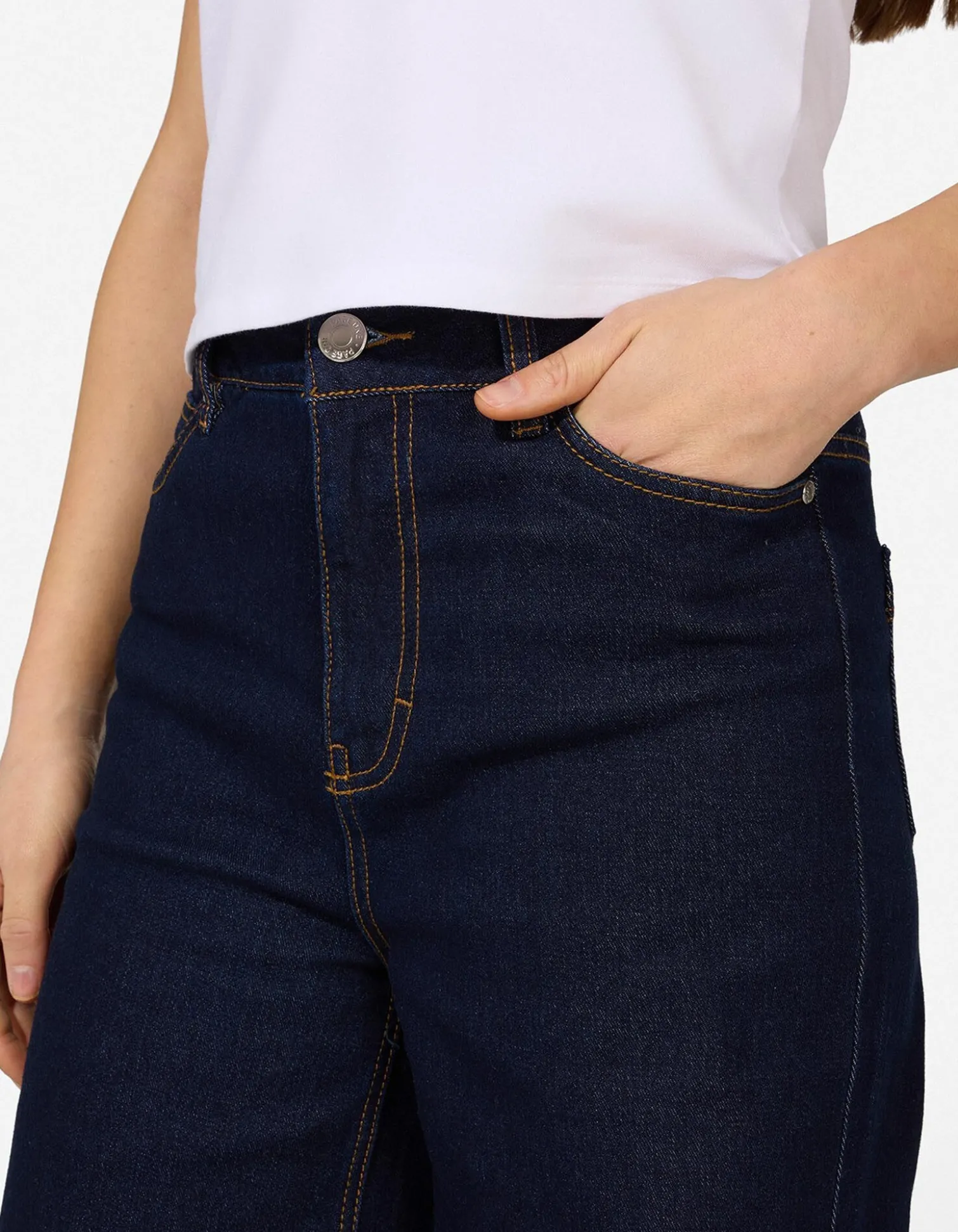 Jeans - Wide Fit - dunkelblau