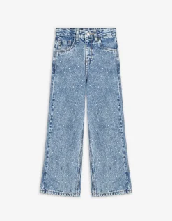 Jeans - Ziersteine - blau