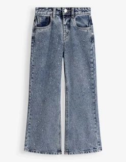 Jeans - Ziersteine - blau