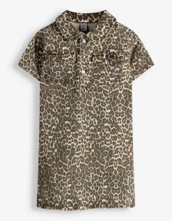 Jeanskleid - Twill - beige