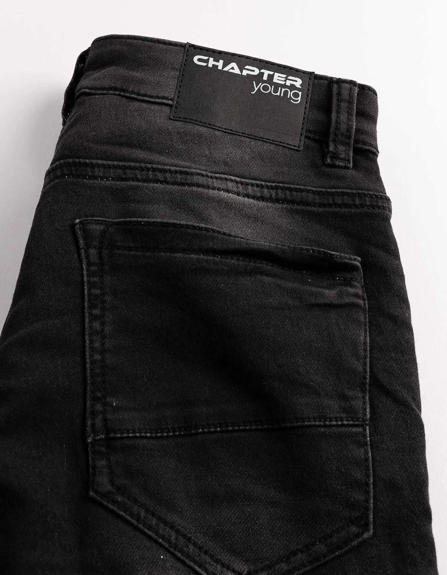 Jeansshorts - black denim - schwarz