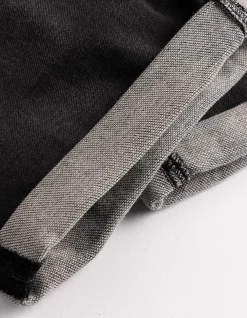 Jeansshorts - black denim - schwarz