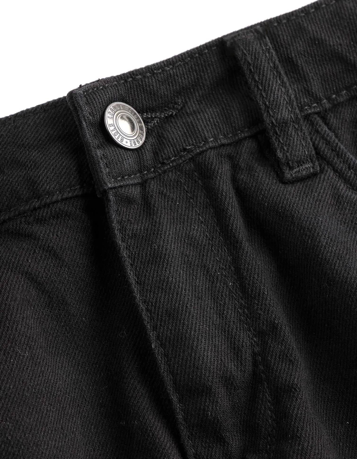 Jeansshorts - Destroyed - schwarz