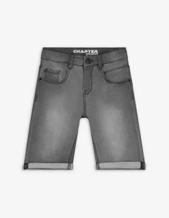 Jeansshorts - grey denim - grau