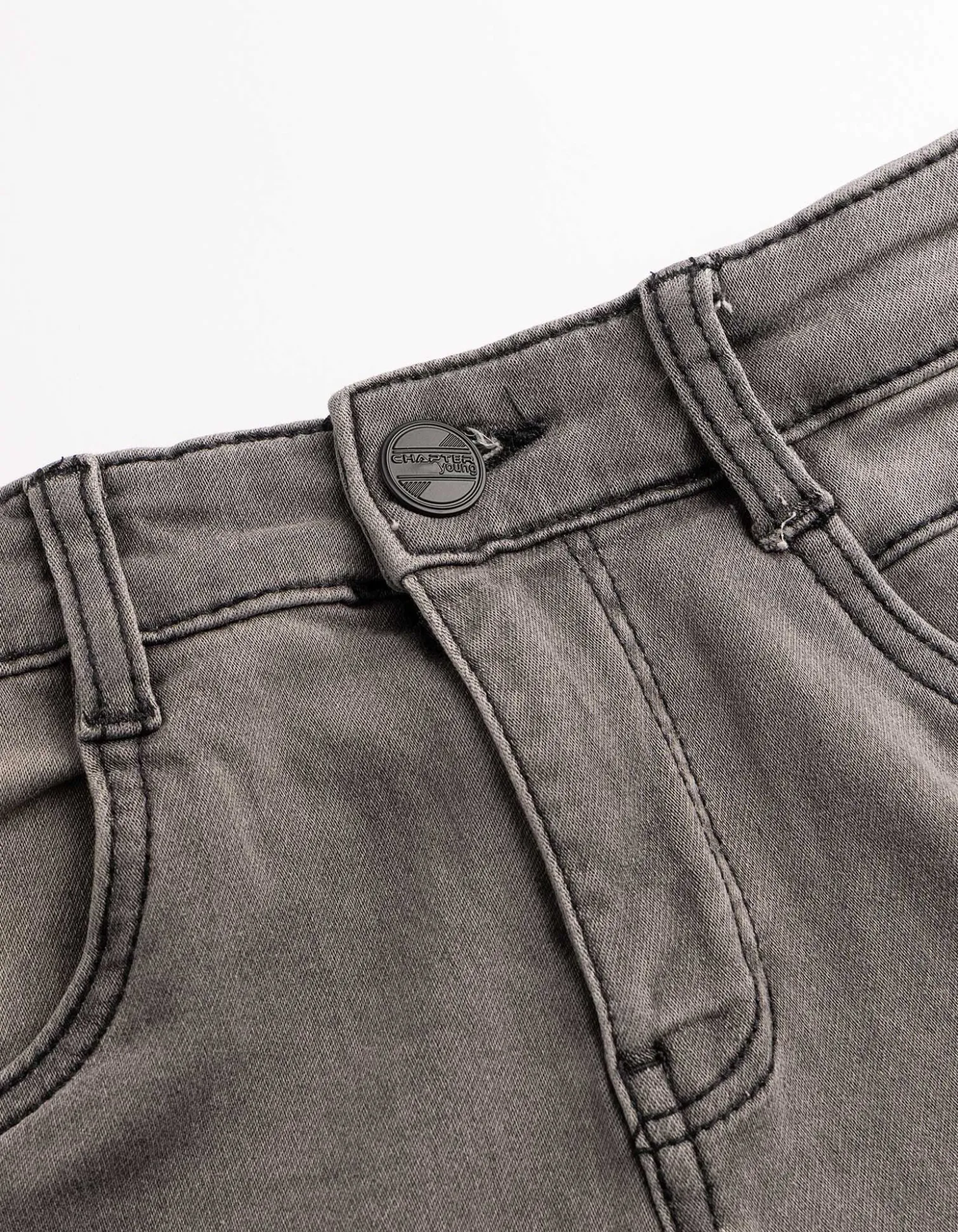 Jeansshorts - grey denim - grau