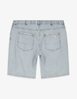 Jeansshorts - Jogger Fit - hellblau