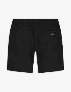 Jeansshorts - Jogger Fit - schwarz