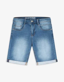 Jeansshorts - light blue denim - hellblau