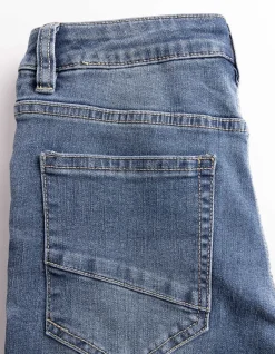Jeansshorts - mid blue denim - blau