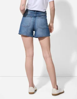 Jeansshorts - Regular Fit - blau