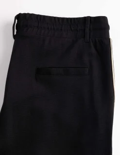 Jeggings - Galonstreifen - schwarz