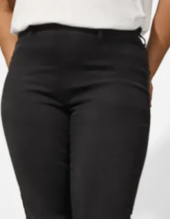 Jeggings - Gürtelschlaufen - schwarz