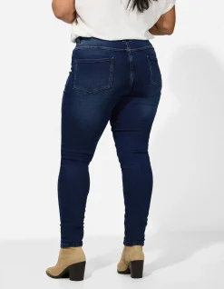 Jeggings - Gürtelschlaufen - dunkelblau